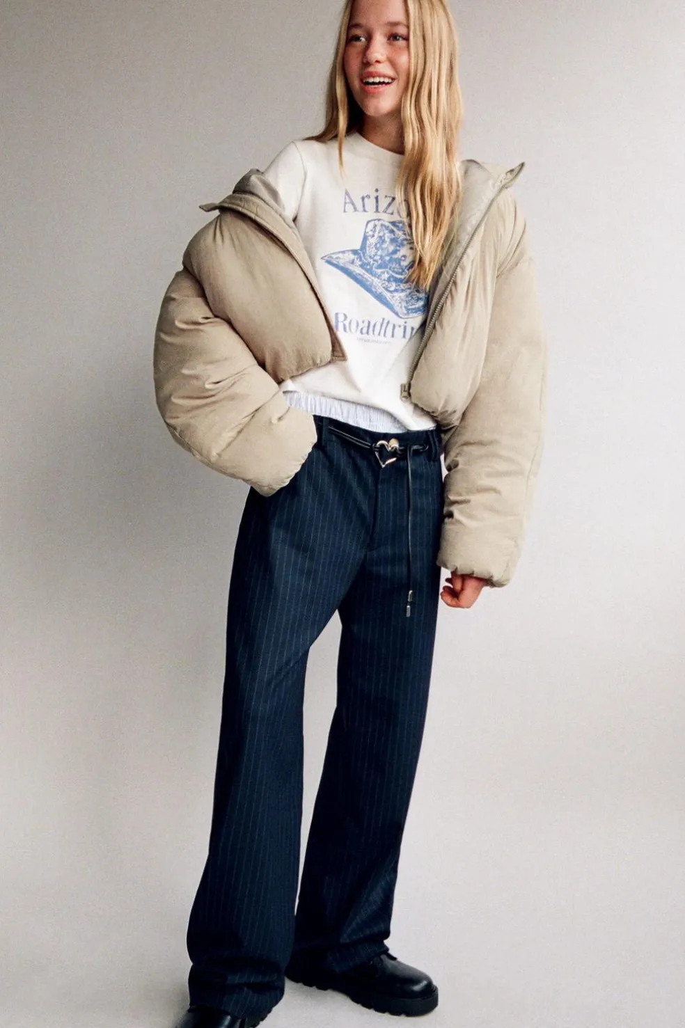 Z3D CALÇAS WIDE LEG RISCA DIPLOMÁTICA-ZARA Online