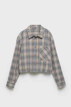 Z3D CAMISA XADREZ C/ BOLSO-ZARA Online