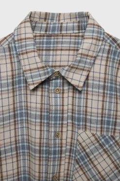 Z3D CAMISA XADREZ C/ BOLSO-ZARA Online