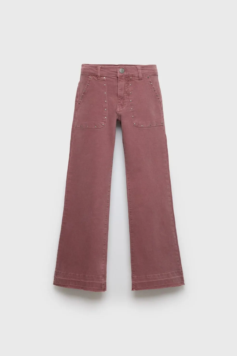 Z3D JEANS À BOCA DE SINO COM TACHAS-ZARA Hot