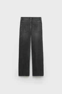 Z3D JEANS WIDE LEG TACHAS-ZARA Online