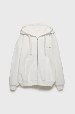 Z3D SWEATSHIRT CAPUZ TEXTO BORDADO-ZARA New