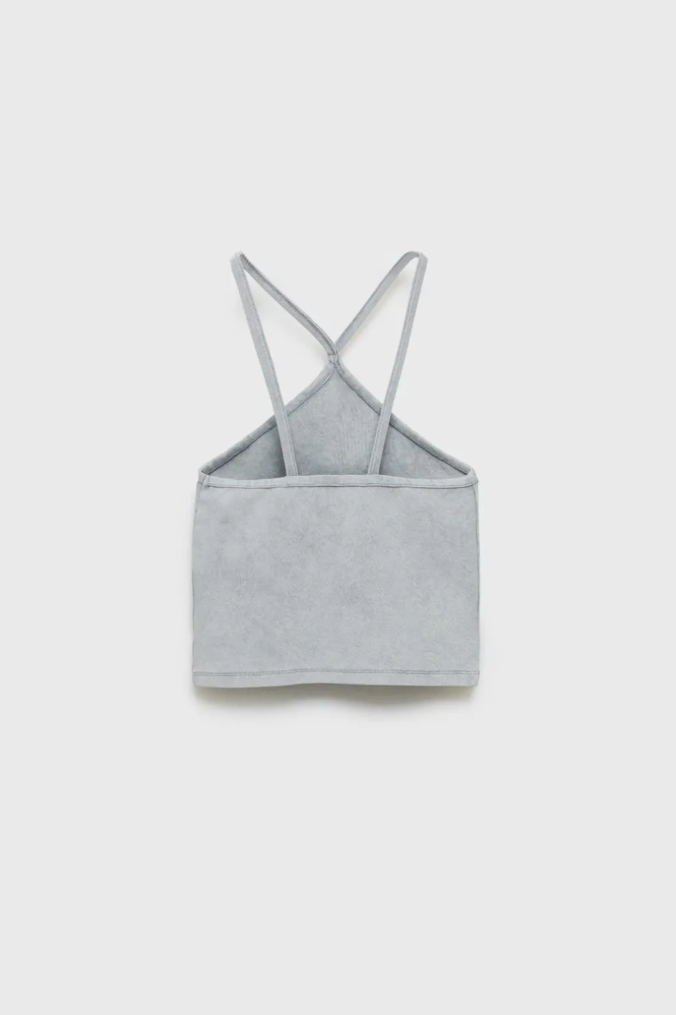 Z3D TOP HALTER COM TACHAS-ZARA Fashion