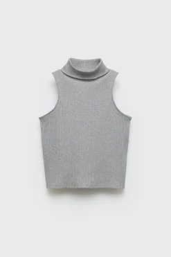 Z3D T-SHIRT COM GOLA DOBRADA-ZARA Clearance