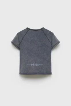Z3D T-SHIRT COM MENSAGEM NEBRASKA-ZARA Hot