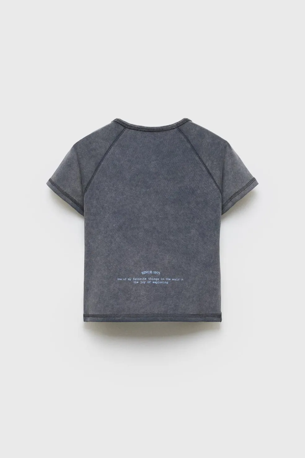 Z3D T-SHIRT COM MENSAGEM NEBRASKA-ZARA Hot
