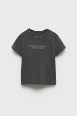 Z3D T-SHIRT COM TACHAS-ZARA Shop