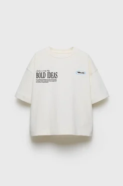 Z3D T-SHIRT OVERSIZE COM TEXTO-ZARA Hot