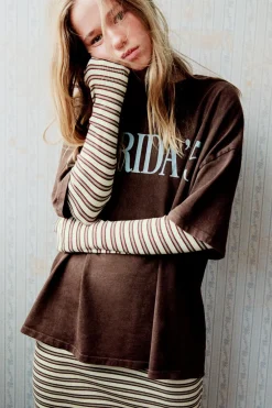 Z3D T-SHIRT OVERSIZE EFEITO LAVADO-ZARA Fashion