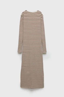 Z3D VESTIDO MIDI RIB ÀS RISCAS-ZARA Shop